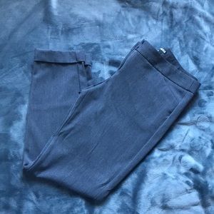 Express Editor Ankle Pants Gray 4R